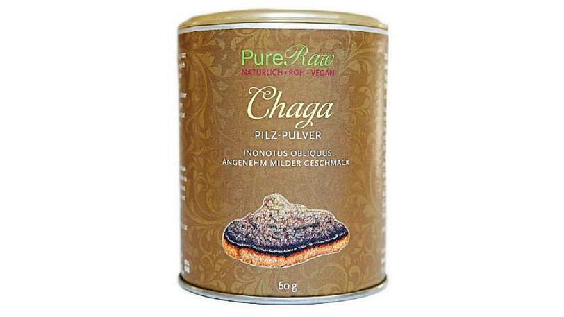 C - Chaga-Pulver: Superfood-Trend als Alternative zum Kaffee. Man trinkt jetzt Pilz (mit Z, nicht S): Der Chaga (Schiefer Schillerporling) ist ein häufig an Birken wachsender Holzparasit. Mit Milch wird sein Pulver Chagaccino genannt - in Los Angeles angeblich schon ganz angesagt.