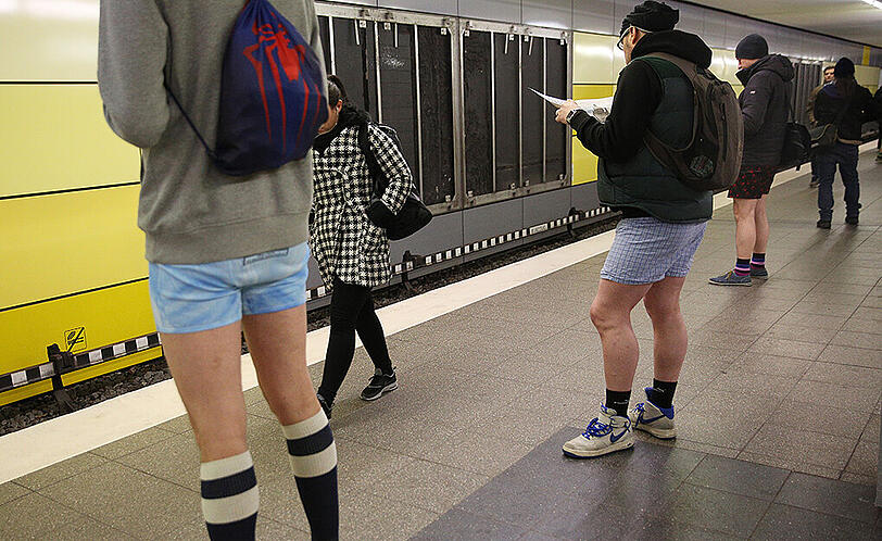 Die Bilder vom No Pants Subway Ride 2015.