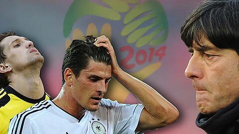 Joachim Löw hat Mario Gomez und René Adler nicht für den vorläufigen WM-Kader nominiert.