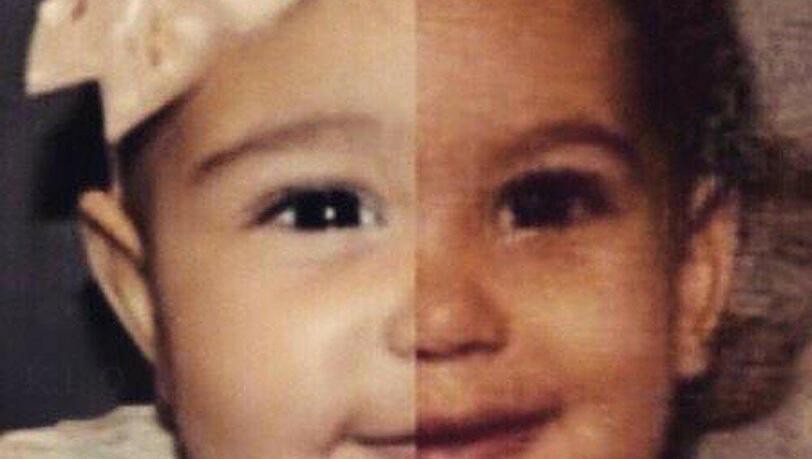 Kaum auseinanderzuhalten: North West (links) und Mama Kim Kardashian als Baby (rechts) Kaum auseinanderzuhalten: North West (links) und Mama Kim Kardashian als Baby (rechts)