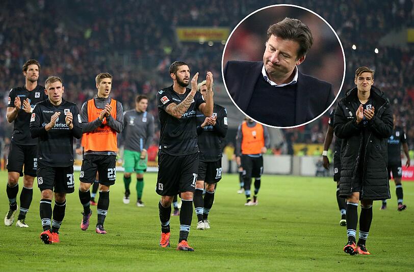Das sechste Spiel ohne Sieg: Die Löwen nach der 1:2-Pleite gegen den VfB Stuttgart - doch Runjaic hat die Unterstützung der Mannschaft.