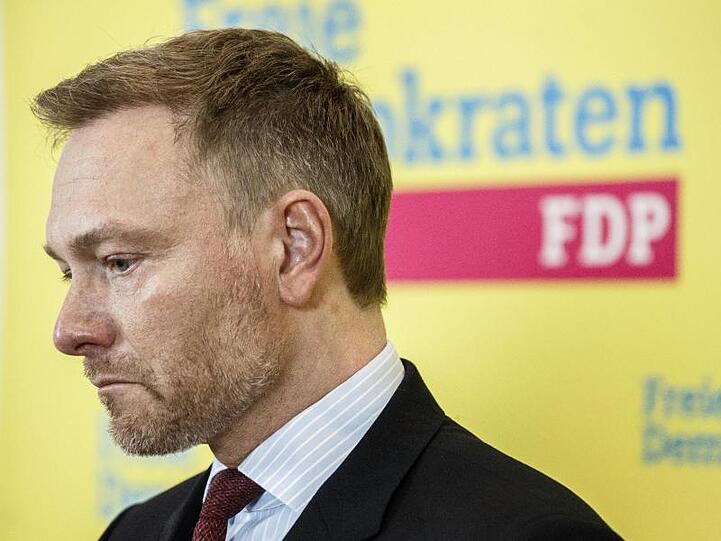 FDP-Chef Christian Lindner vergangene Woche bei einer Pressekonferenz im Bundestag.