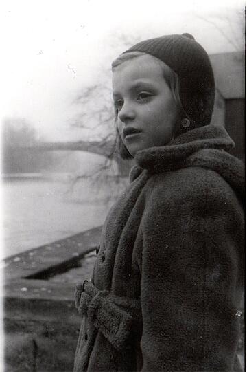 Februarspaziergang an der Isar 1954.
