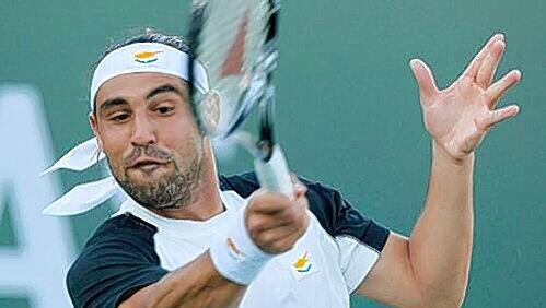Immer mit voller Power: Marcos Baghdatis aus Zypern. Immer mit voller Power: Marcos Baghdatis aus Zypern.