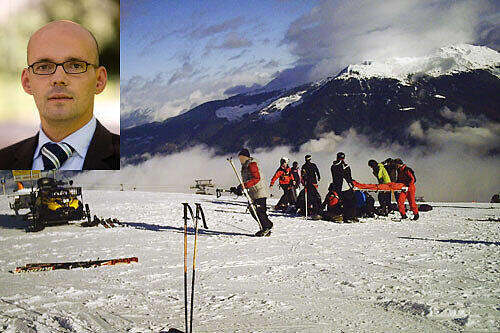 Jens P. (kleines Bild) starb bei einem Skiunfall im Hochzillertal