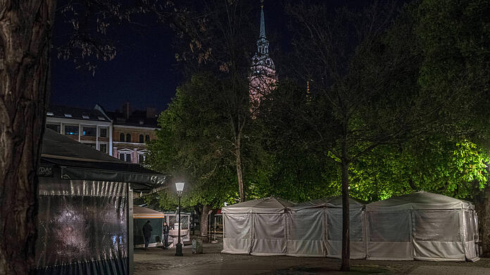 Radl-Crash am Viktualienmarkt: Der Unfall ereignete sich in der Nacht auf Donnerstag. (Archivbild)