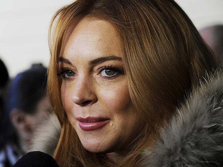 Lindsay Lohan muss aus der Ferne gratulieren