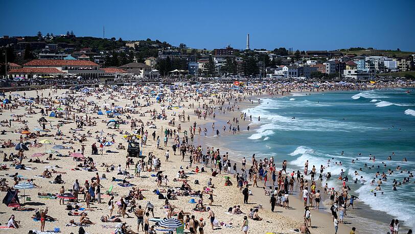 Am berühmten Bondi Beach läuft am Sonntag ein Polizeieinsatz. (Archiv) Am berühmten Bondi Beach läuft am Sonntag ein Polizeieinsatz. (Archiv)