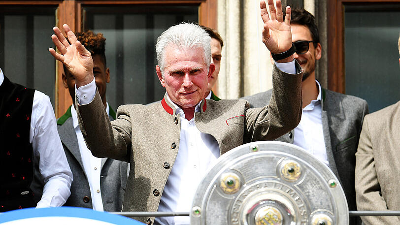 Jupp Heynckes dankt ab - seine Mannschaft verwehrte ihm aber den doppelten Titel.