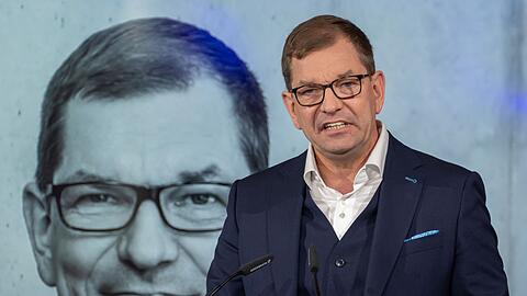 Markus Duesmann, Vorsitzender des Vorstandes der Audi AG, spricht beim "Ludwig-Erhard-Gipfel".