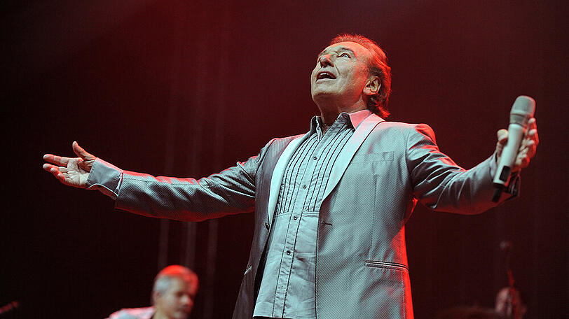 Karel Gott auf einem Festival in Tschechien