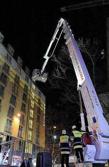 Während des gesamten Einsatzes war die Goethestraße gesperrt.
