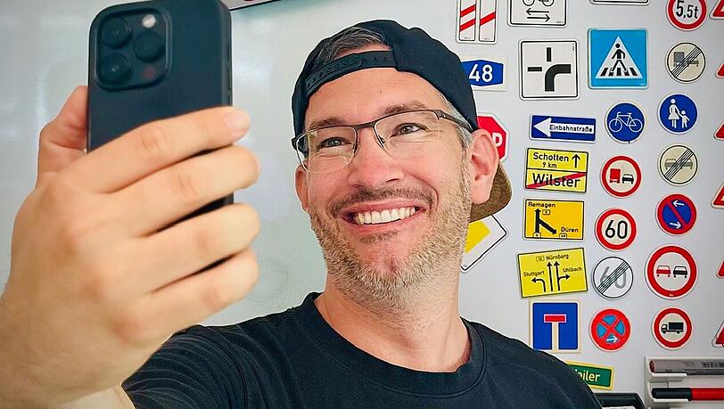 Christoph Flittner aus Erding war früher beim Radio, bis er zum Fahrschullehrer umschulte.