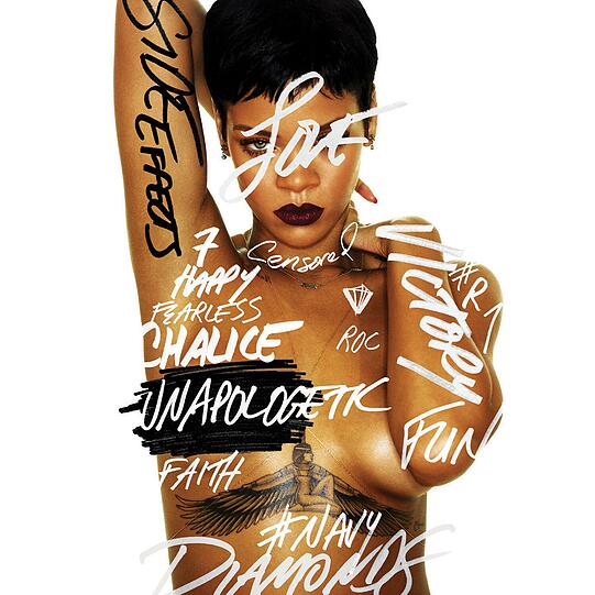 Das Cover von Rihannas neuem Album "Unapologetic"