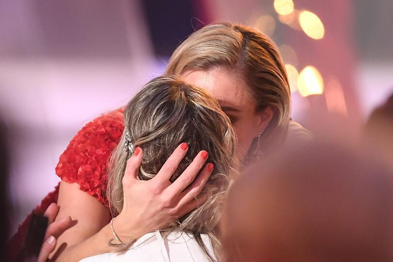 Emotional: Angelique Kerber und Kristina Vogel.