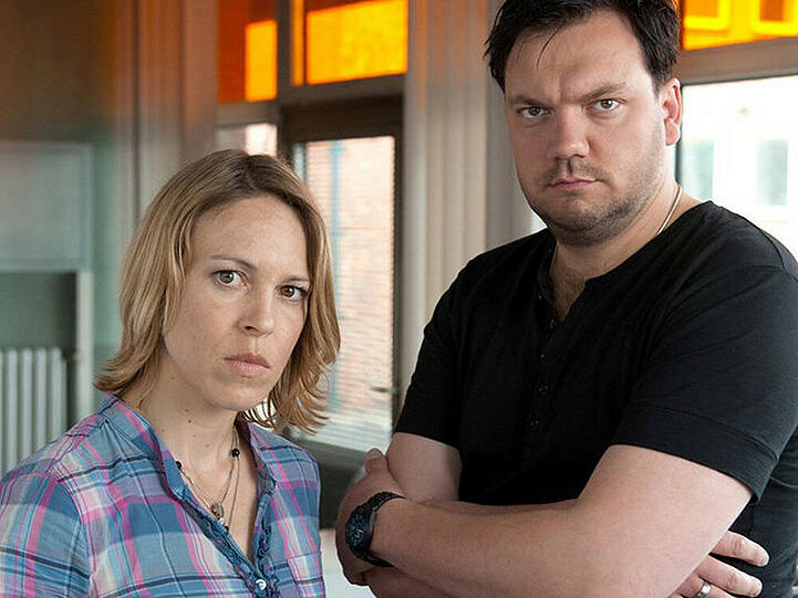 Katrin König und Alexander Bukow ermitteln im "Polizeiruf 110"