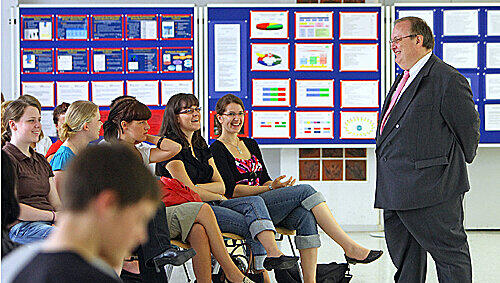 Schüler einer Gesamtschule Schüler einer Gesamtschule