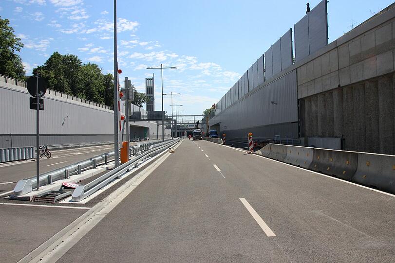 So gut wie fertig: Die Bilder vom Luise-Kiesselbach-Tunnel.