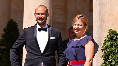 Danyal Bayaz und Katharina Schulze sind verheiratet und bereits Eltern eines Sohnes.