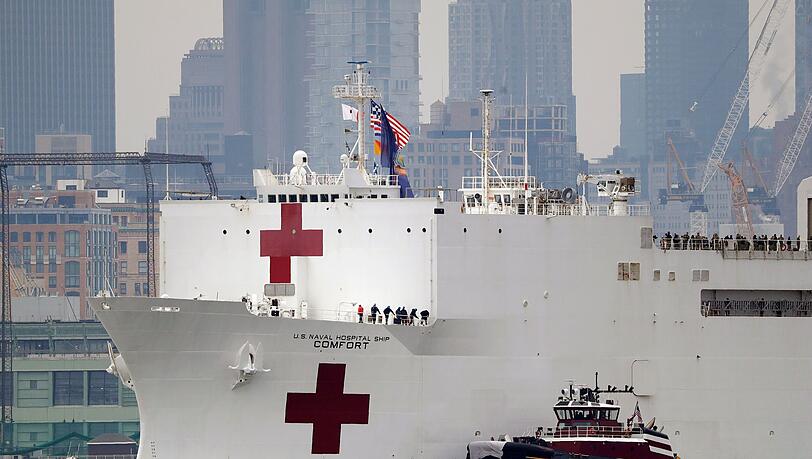 Das US-Milit&auml;r betreibt zwei gro&szlig;e Lazarettschiffe, die normalerweise eher nach Naturkatastrophen zum Einsatz kommen. (Archivbild)