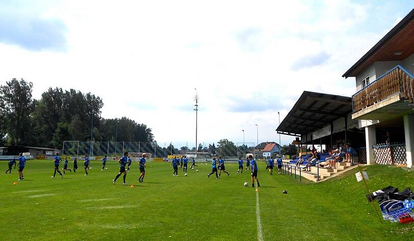 Neue Bilder aus dem Trainingslager: Die Löwen schwitzen in Gottsdorf an der Donau. Die Bilder