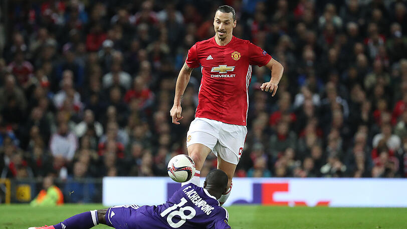 Zlatan Ibrahimovic steht vor dem Aus bei Manchester United.