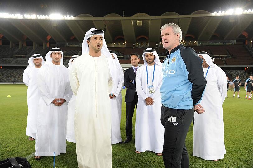 Manchester Citys Scheich Mansour bin Zayed Al Nahyan.