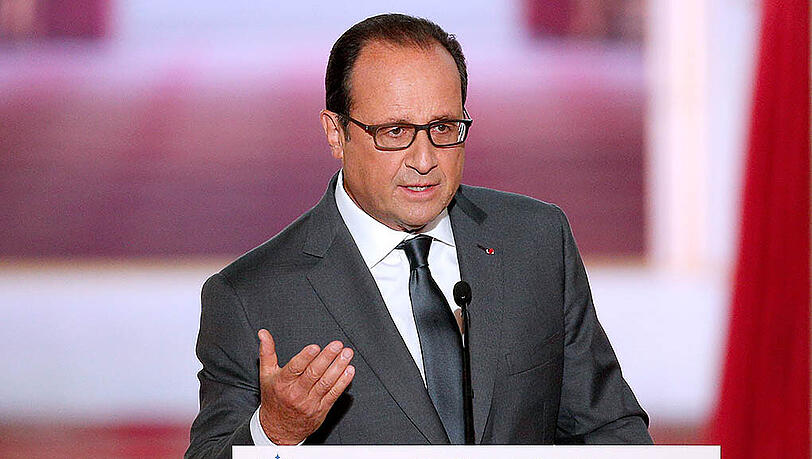 Frankreich Präsident Francois Hollande. Frankreich Präsident Francois Hollande.