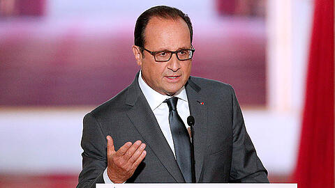 Frankreich Präsident Francois Hollande.