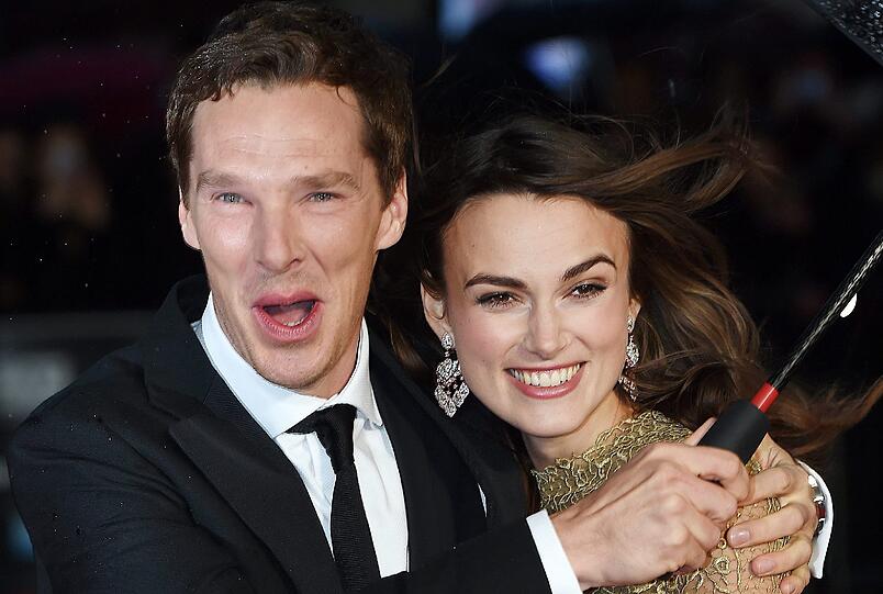 Benedict Cumberbatch und Keira Knightley bei der Premiere von ihrem Film "Imitation Game" in London.