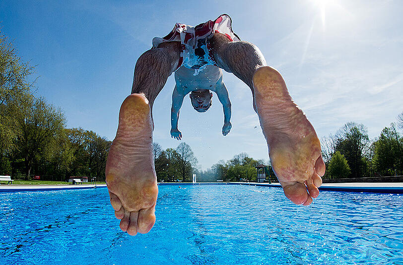 Am 1. Mai startet die Freibad-Saison. Jetzt muss nur noch das Wetter mitspielen.
