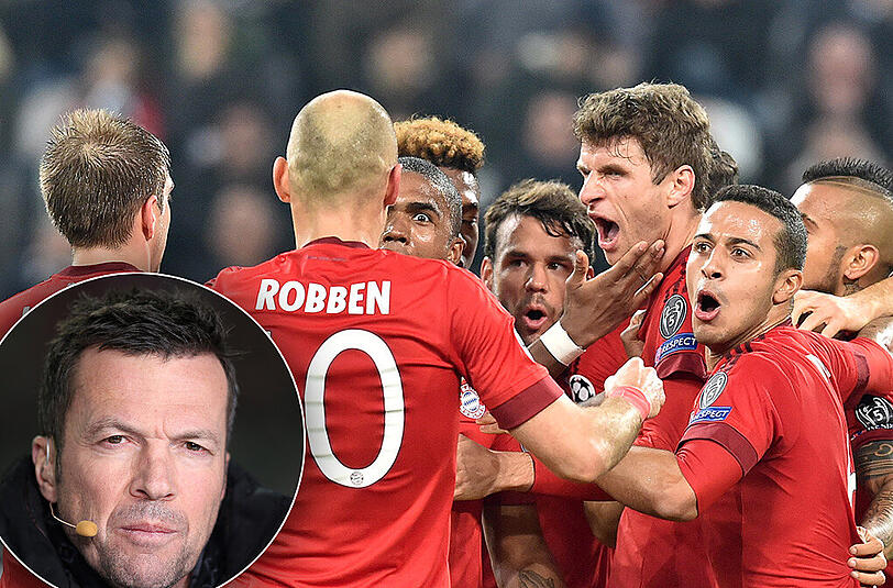Lothar Matthäus vor dem wichtigen Spiel gegen Juventus Turin: "Ein zweites Mal gibt der FC Bayern
so einen Vorsprung nicht her."