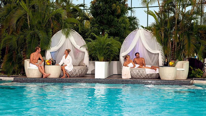 Exklusiv: die Aqua Suiten in der Therme Erding.