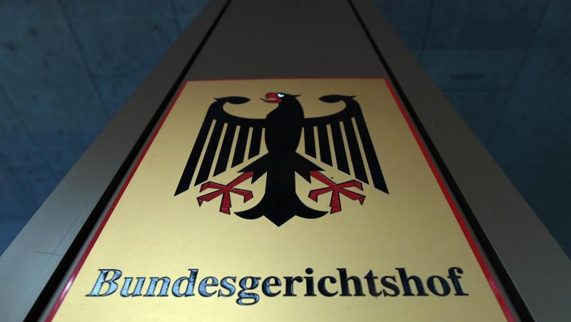 Ein Hinweisschild mit Bundesadler und Schriftzug "Bundesgerichtshof". Foto: Uli Deck/dpa Ein Hinweisschild mit Bundesadler und Schriftzug "Bundesgerichtshof". Foto: Uli Deck/dpa