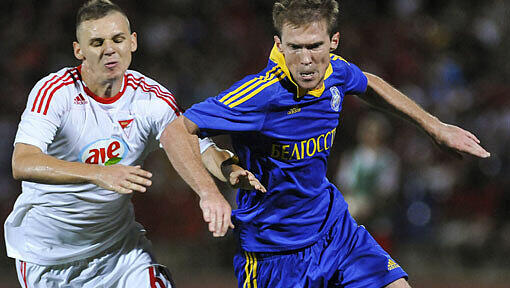 Starkicker von Borisvo: Aliaksandr Hleb (R) Starkicker von Borisvo: Aliaksandr Hleb (R)