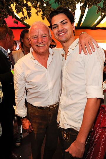 Werner Baldessarini und Jimi Blue Ochsenknecht.