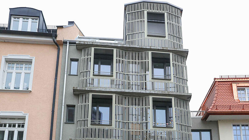 Das Studentenwohnheim an der Werneckstraße. Das Studentenwohnheim an der Werneckstraße.