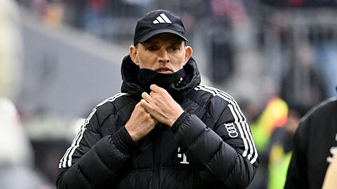 Bayerns Trainer Thomas Tuchel vor dem Spiel.