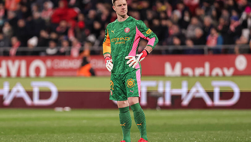 Marc André ter Stegen war im Winter extra nach Girona gewechselt, um Spielpraxis für die WM zu sammeln - und fällt nun wieder lange aus. Marc André ter Stegen war im Winter extra nach Girona gewechselt, um Spielpraxis für die WM zu sammeln - und fällt nun wieder lange aus.