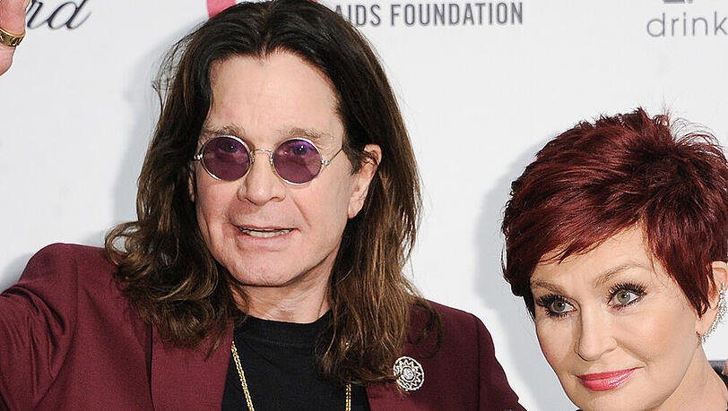 Ozzy Osbourne und seine Frau Sharon bei einer Oscar-Party im Februar Ozzy Osbourne und seine Frau Sharon bei einer Oscar-Party im Februar