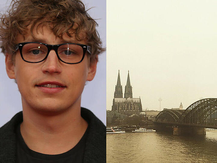Tim Bendzko findet das Wetter in Köln wohl nicht so toll