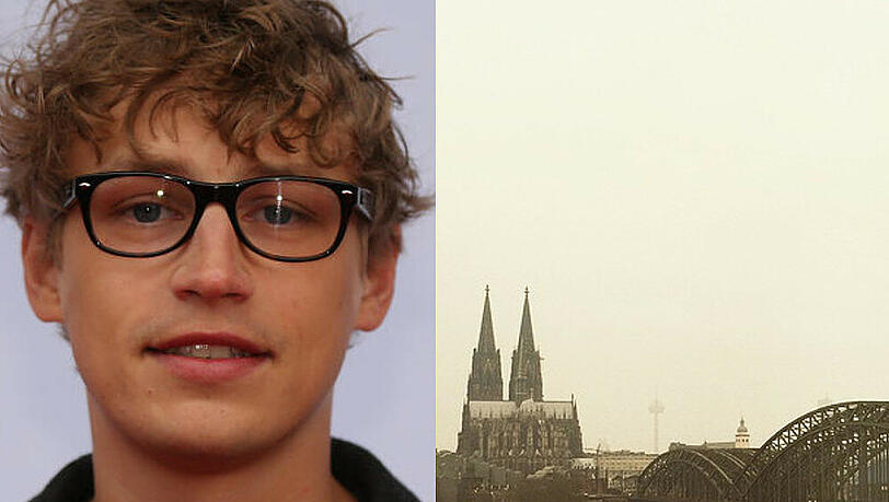 Tim Bendzko findet das Wetter in Köln wohl nicht so toll Tim Bendzko findet das Wetter in Köln wohl nicht so toll