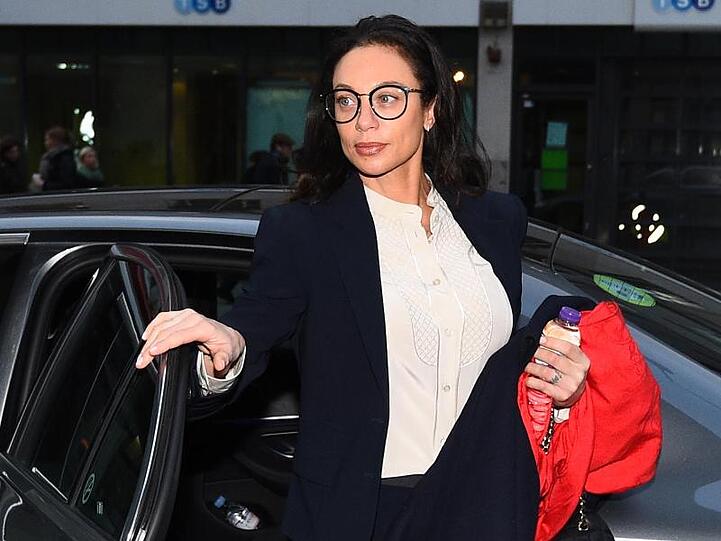 Lilly Becker bei ihrer Ankunft am Central Family Court in London.