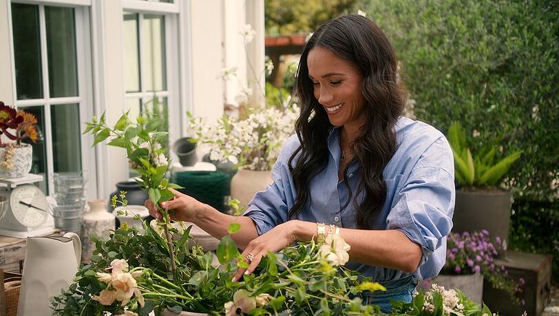Herzogin Meghans neue Netflix-Serie "With Love, Meghan" wird verlängert. Herzogin Meghans neue Netflix-Serie "With Love, Meghan" wird verlängert.