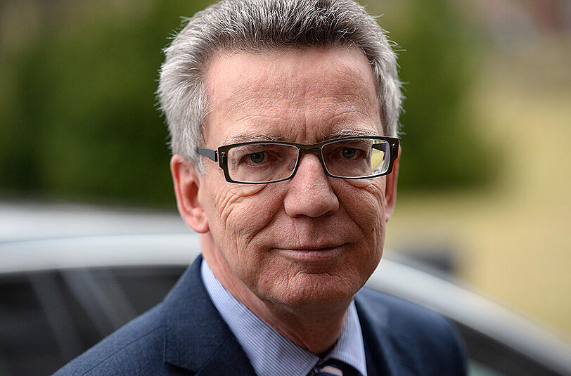 Bundesinnenminister Thomas De Maiziere hofft besonders auf die Zusage für die Olympia 2024.