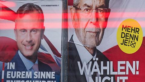Ob Alexander Van der Bellen (l) oder Norbert Hofer (r) österreichischer Bundespräsident wird, soll sich im dritten Anlauf entscheiden.