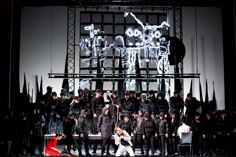 "Dantons Tod" von Gottfried von Einem im Gärtnerplatztheater.