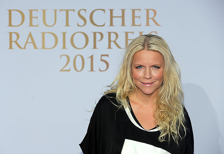 Moderatorin Charlotte Karlinder