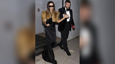 Victoria und David Beckham in Chelsea.