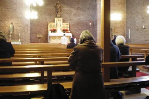 Frühmesse in lateinischer Sprache: "Das ist das einzig Wahre", sagt eine Anhängerin der Münchner Piusbruderschaft.